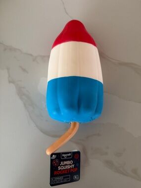 Jumbo Squishy Popsicle - Red White & Blue VIRAL